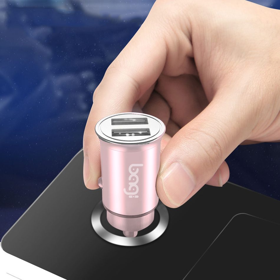 Củ sạc ô tô 2 ổ cắm USB Bagi chính hãng CC-O52n – ảnh 7