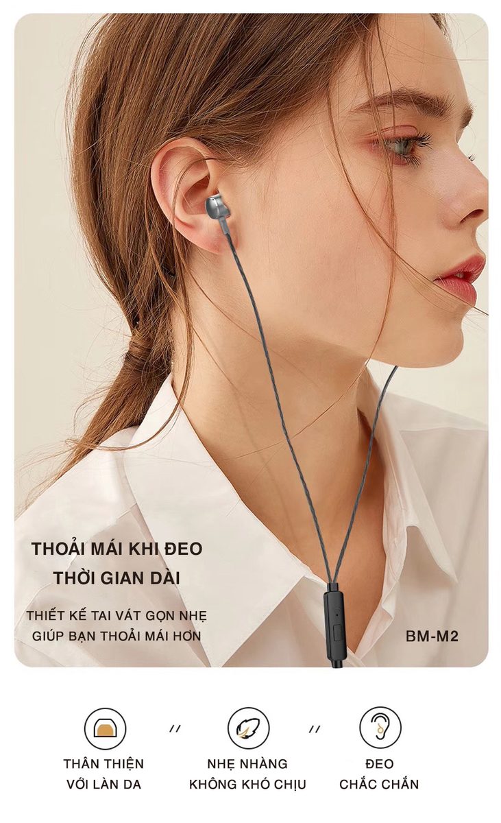 Tai nghe nhét tai Bagi tăng cường Bass BM-M2 – ảnh 6