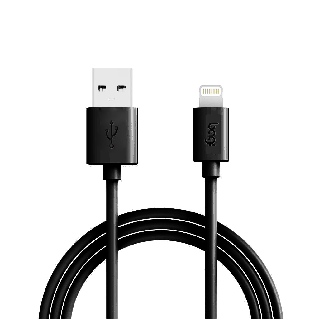 Cáp sạc Lightning Bagi tiêu chuẩn dài 1,2m TC120 – ảnh sản phẩm chính hãng Bagi