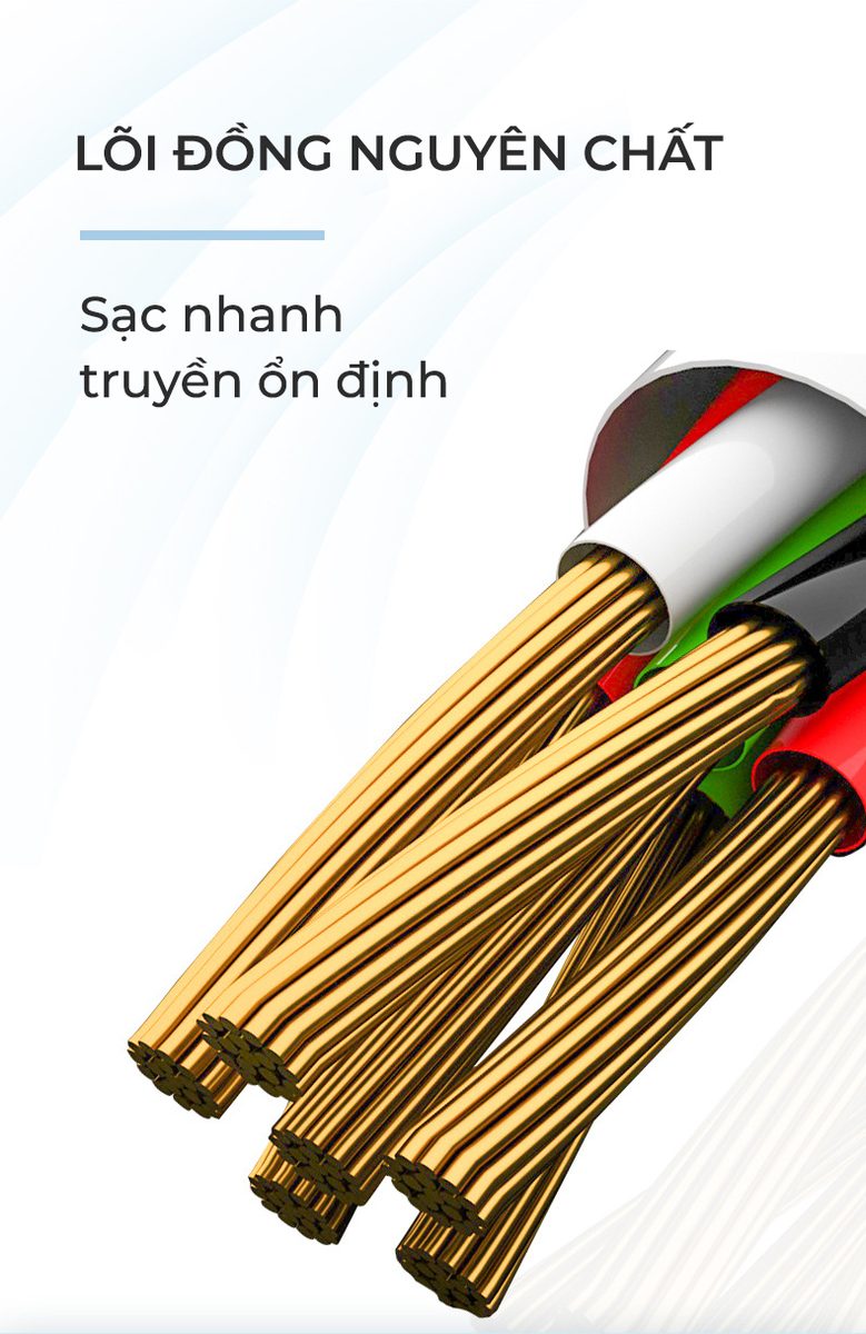 Combo củ + cáp sạc PD20w tiện lợi nhỏ gọn Bagi Type C-Lightning – ảnh 6
