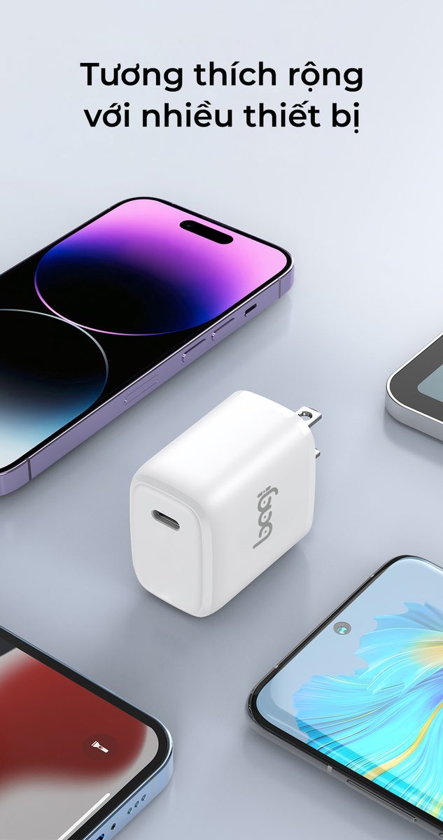 Combo củ + cáp sạc PD20w tiện lợi nhỏ gọn Bagi Type C-Lightning – ảnh 9