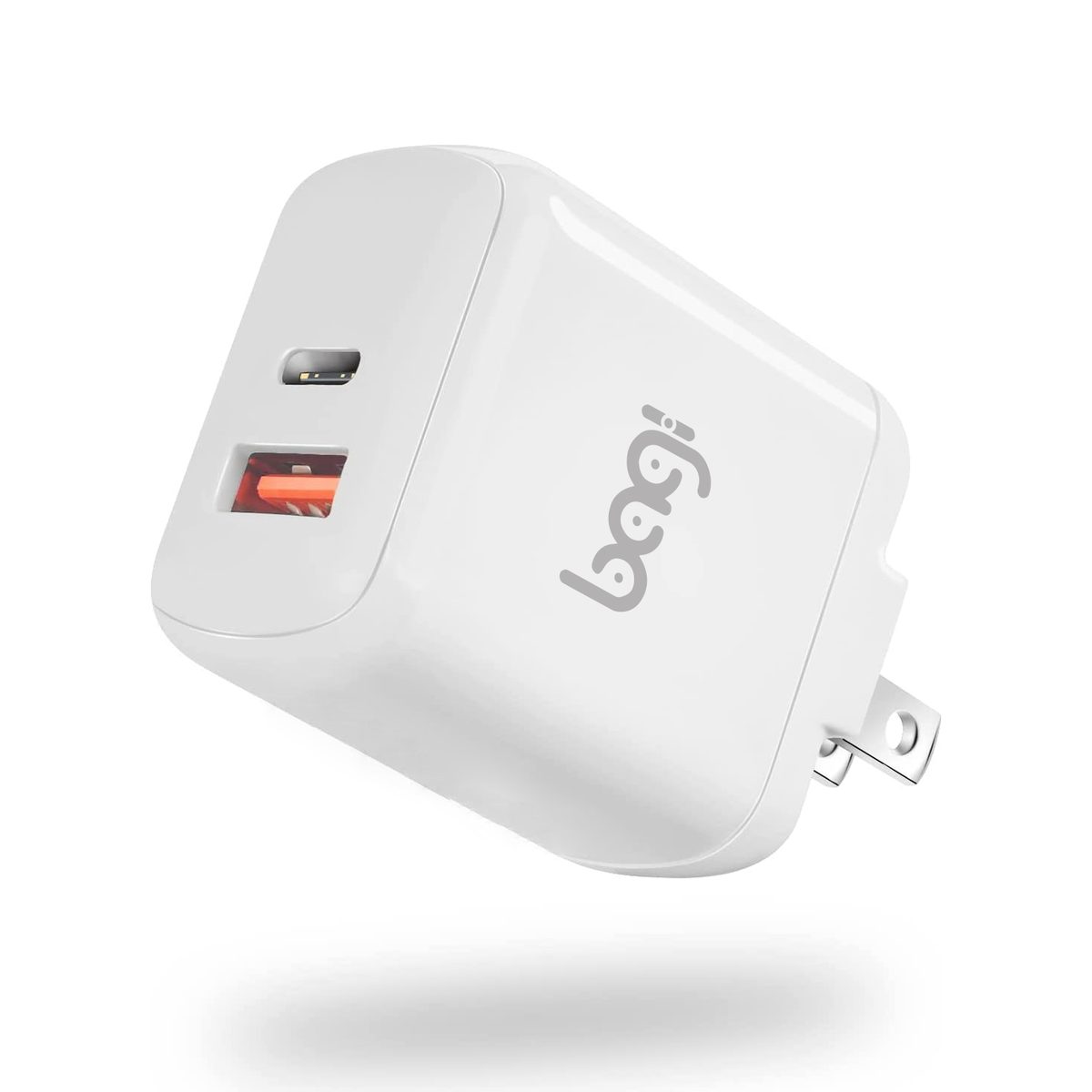 Củ sạc nhanh Bagi 30W 2 cổng USB Type-C PD30W – ảnh 2