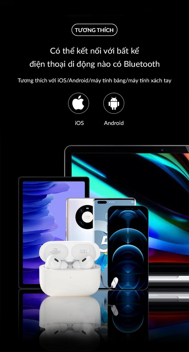 Tai nghe Bluetooth BAGI PRO 1 tăng cường bass cao cấp – ảnh 3