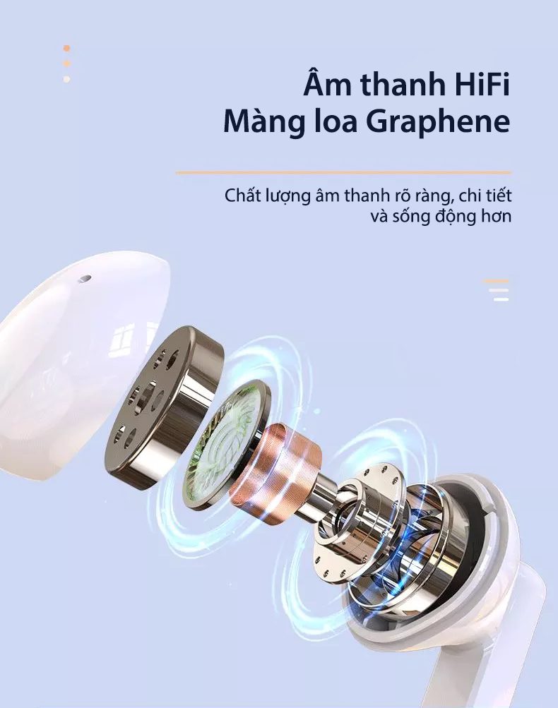 Tai nghe không dây Bluetooth 5.1 cao cấp Jazzwalker Xpods – ảnh 6