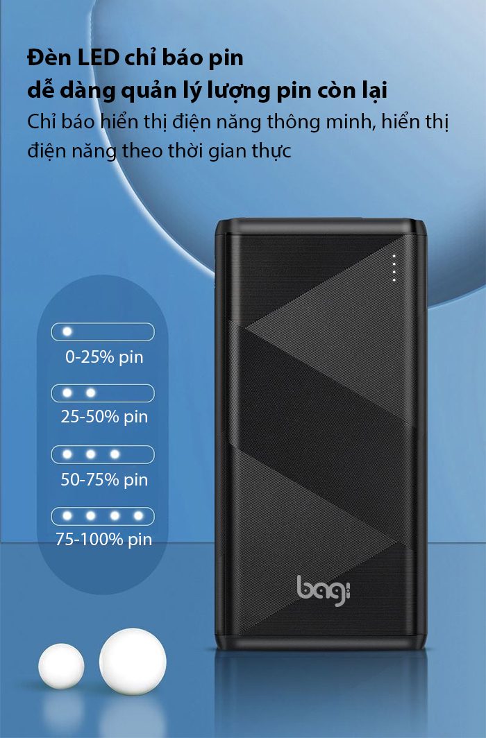 Pin dự phòng sạc nhanh 10.000mAh PB-P3 – ảnh 4