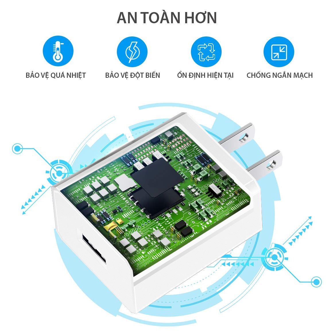 Combo củ sạc + cáp sạc Type C cơ bản CB-C52 Bagi – ảnh 4