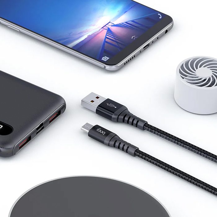 Cáp dù sạc nhanh Micro-Usb nhiều kích thước Bagi MH100-120-180 – ảnh 5