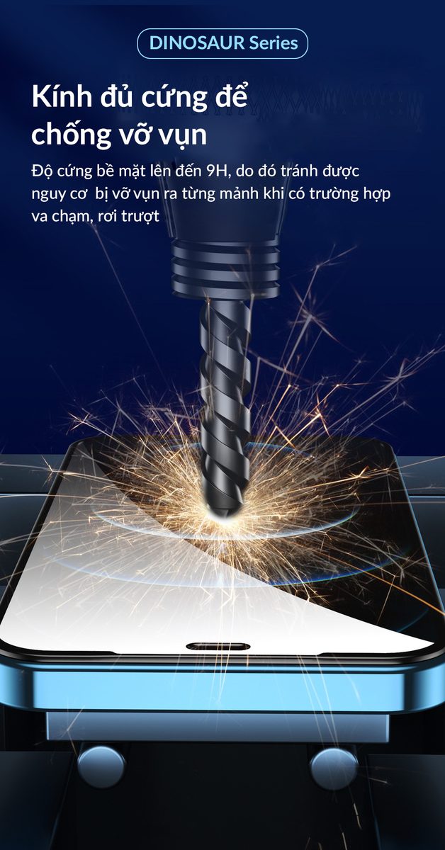 Kính Cường Lực DINO chống xước, vỡ màn hình  – ảnh 5