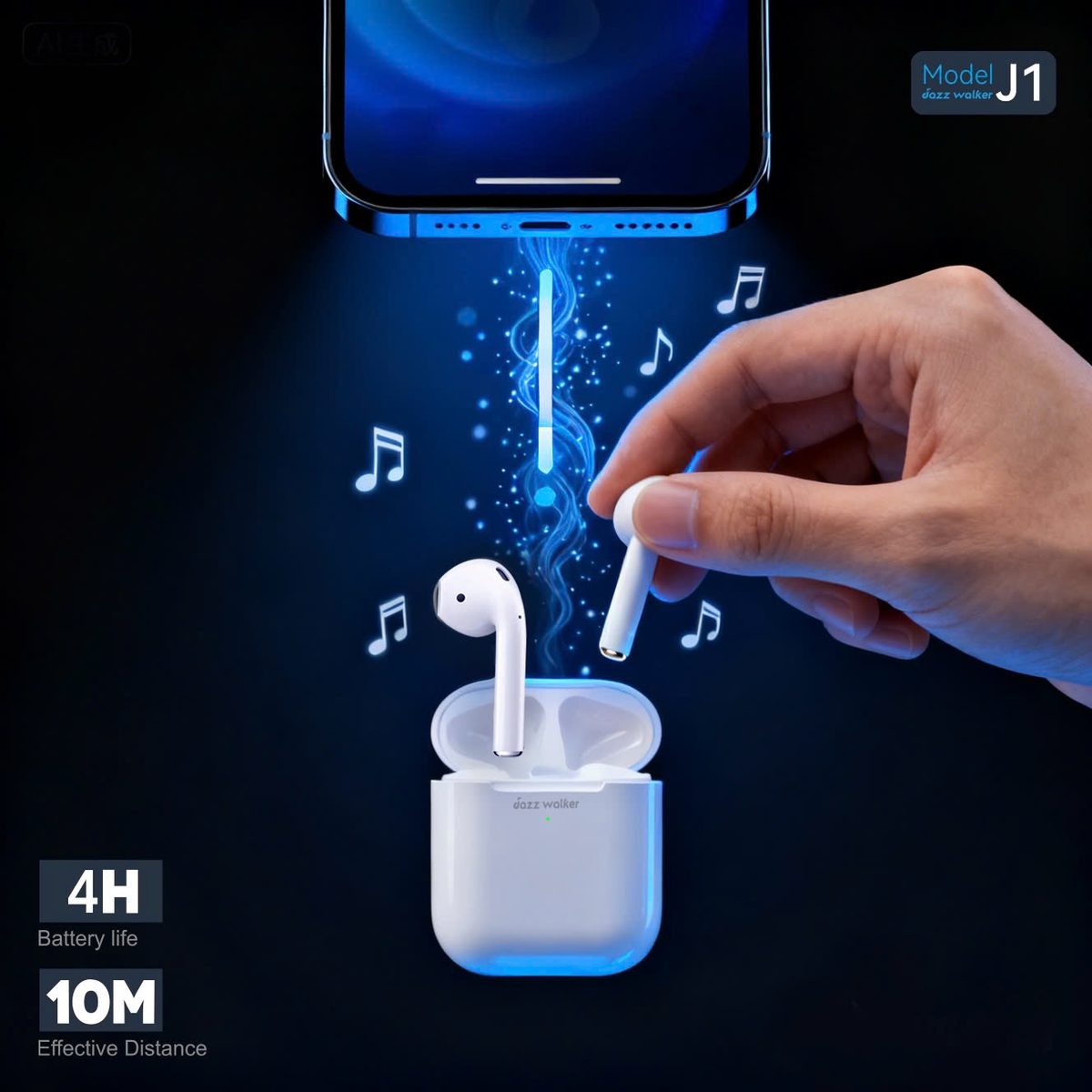 Tai Nghe Không Dây Bluetooth Jazzwalker J1 – Âm Thanh Tinh Tế, Trọn Vẹn Mọi Khoảnh Khắc – ảnh 3