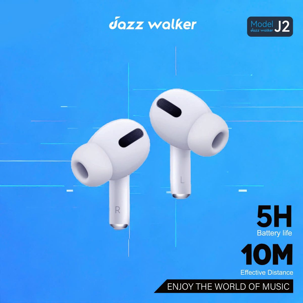 Tai Nghe Không Dây Bluetooth Jazzwalker J2 – Đỉnh Cao Âm Thanh & Công Nghệ Lọc Ồn – ảnh 1