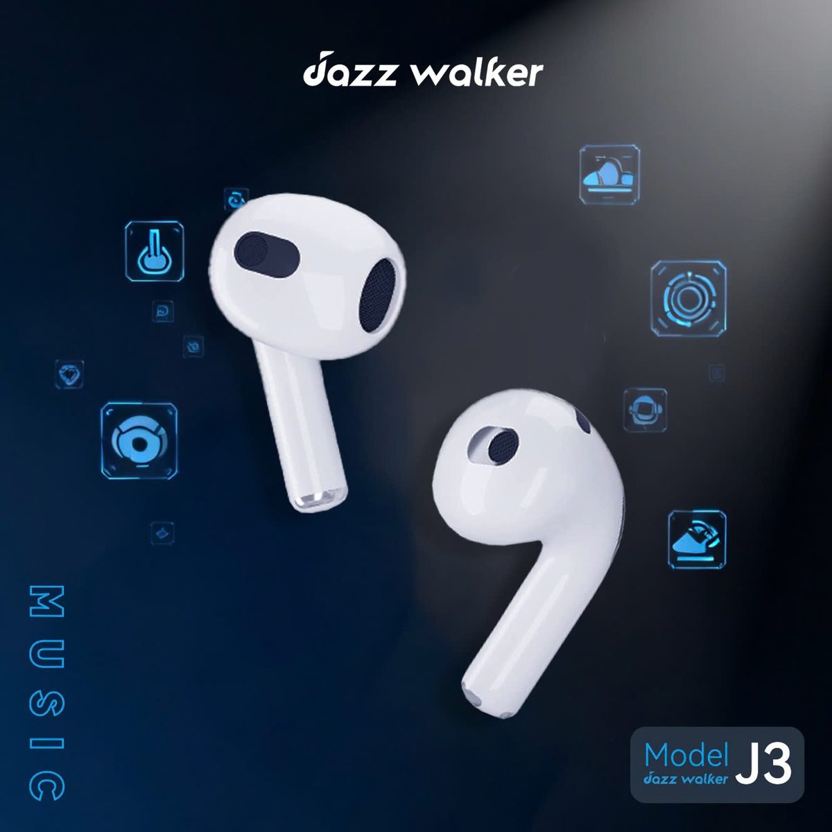Tai Nghe Không Dây Bluetooth Jazzwalker J3 - Âm Thanh Studio, Thiết Kế Thời Trang – ảnh 1