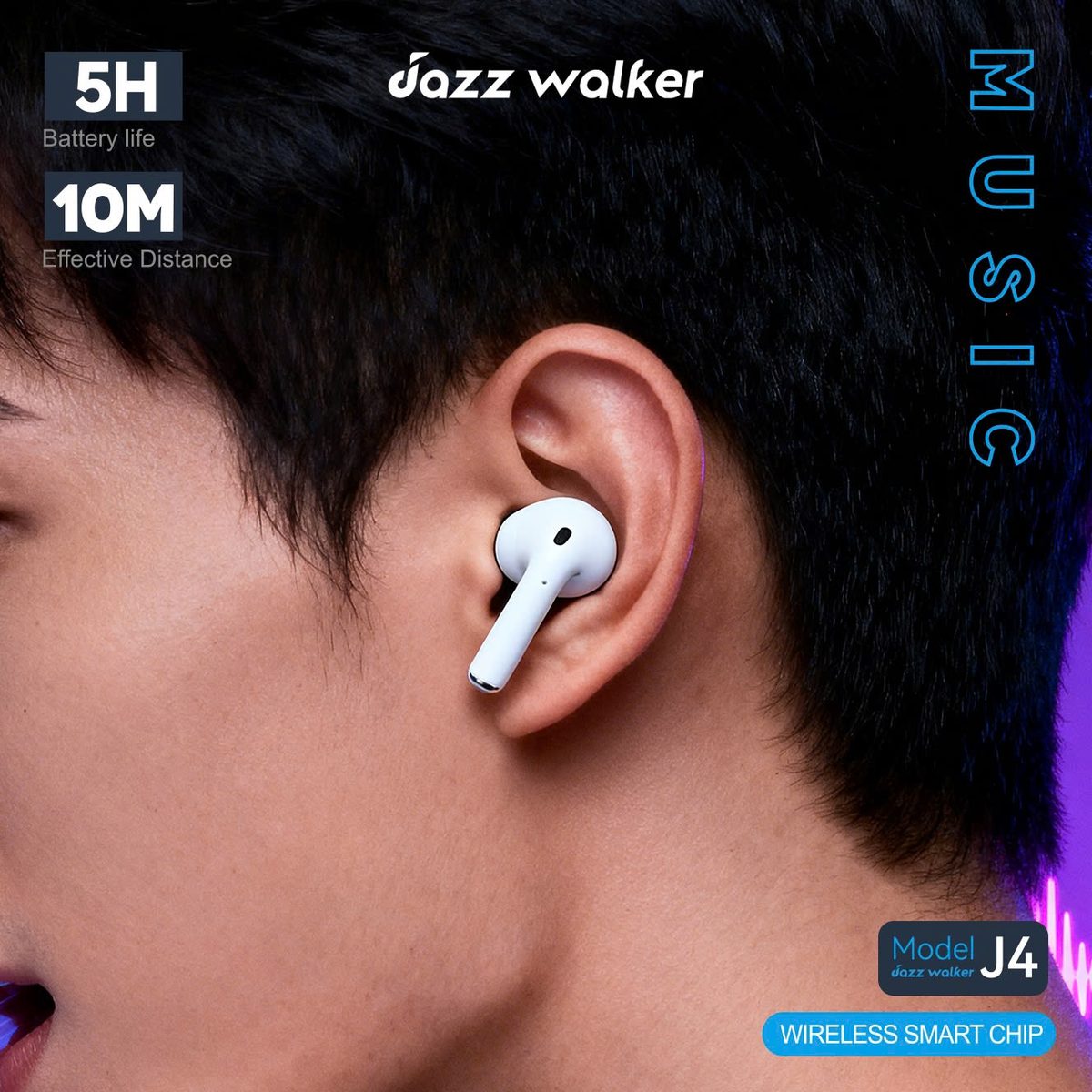 Tai Nghe Không Dây Bluetooth Jazzwalker J4 – Âm Thanh Sống Động,  Công nghệ Đỉnh Cao – ảnh 5