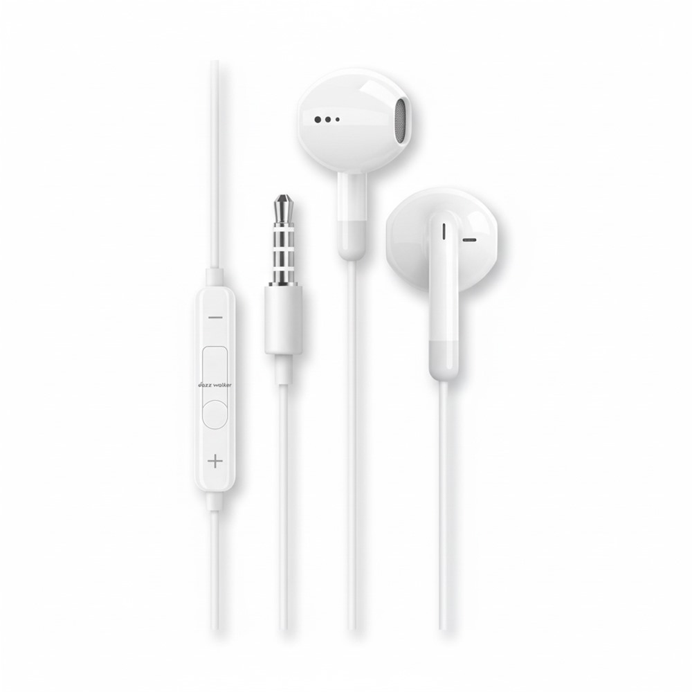 Tai Nghe Có Dây Jazzwalker JX01 – Chân 3.5mm, Dài 1.2m, Mic Đàm Thoại
