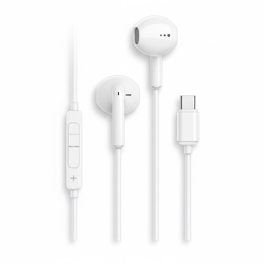 Tai Nghe Có Dây Jazzwalker JX02 – Cổng Type-C, Dài 1.2m, Mic Đàm Thoại